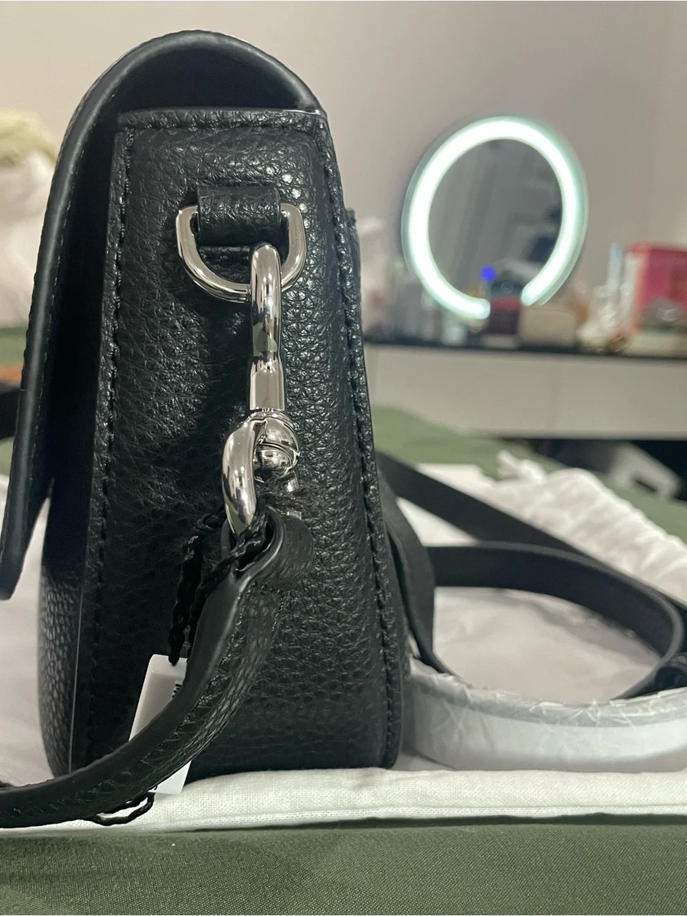 Marc Jacobs Bold Saddle Bag *BRAND NEW w/ TAGS* Leather Crossbody Shoulder